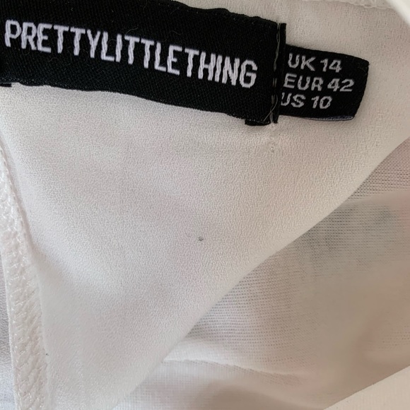 PrettyLittleThing Floral Embroidered Maxi Dress - Picture 7 of 8